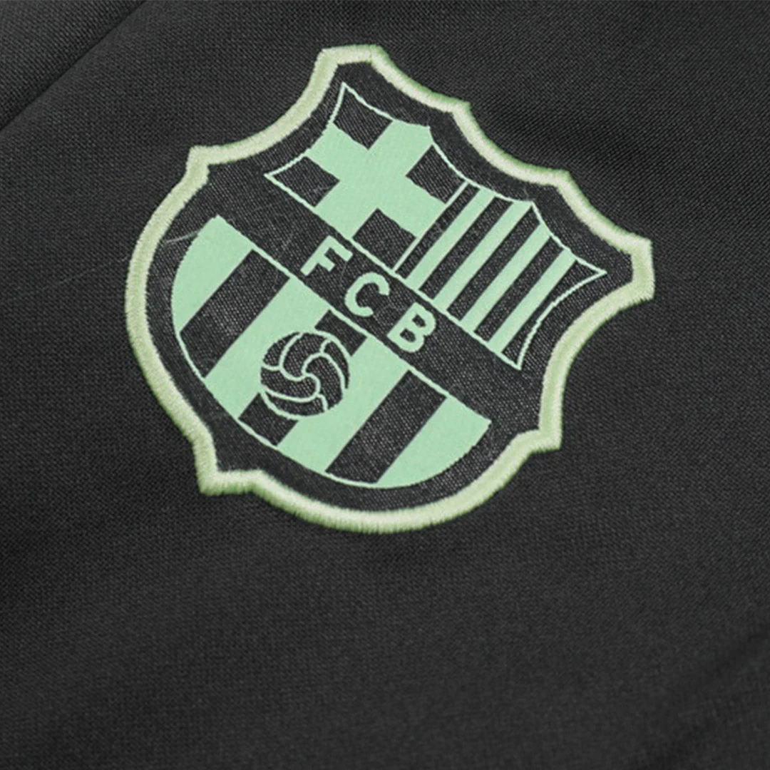Barcelona Zipper Sweatshirt Kit(Top+Pants) 2024/25
