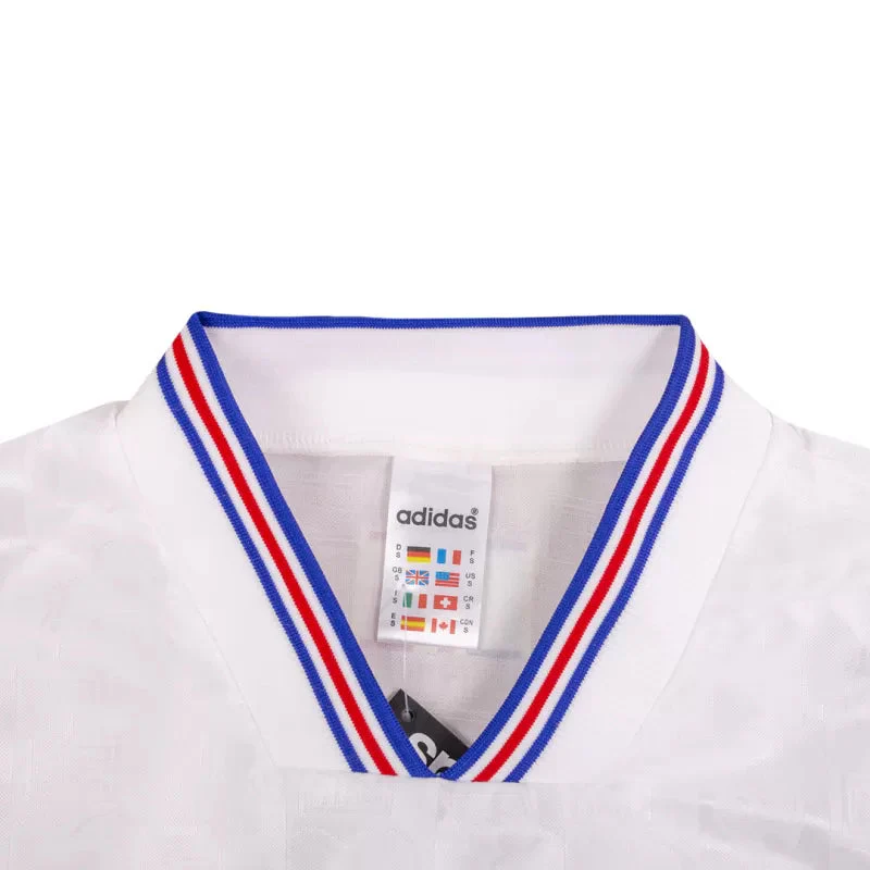 France Away Retro Soccer Jersey 1996