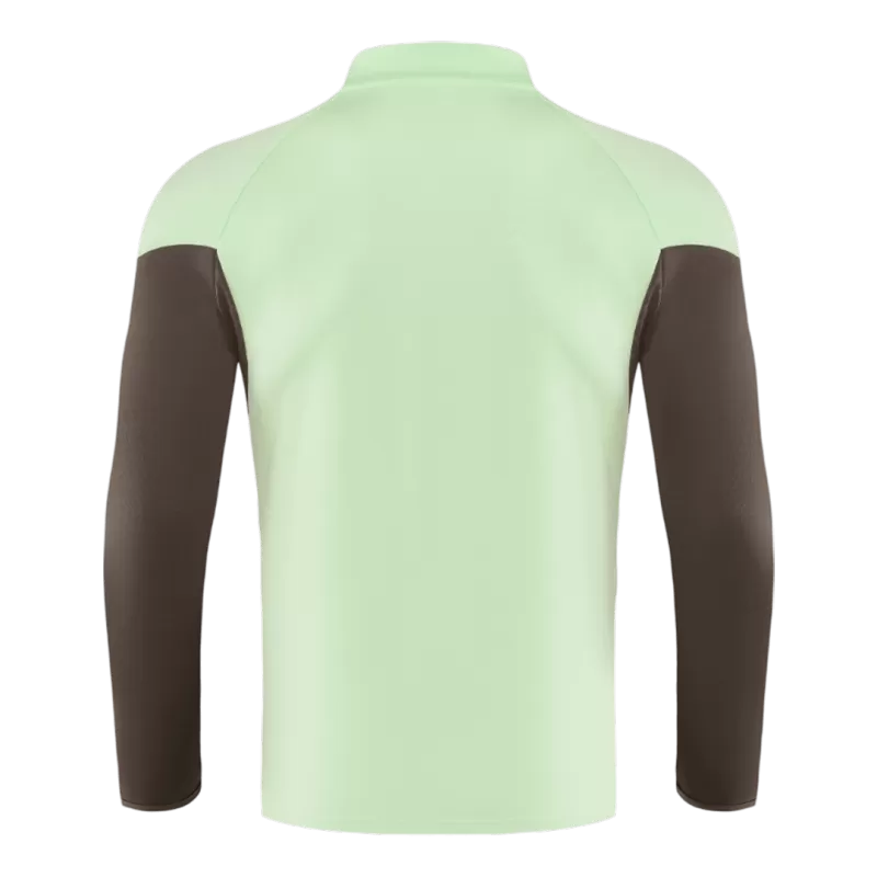 Real Madrid 1/4 Zip Tracksuit Kit (Jacket+Pants) 2025/26 - Green