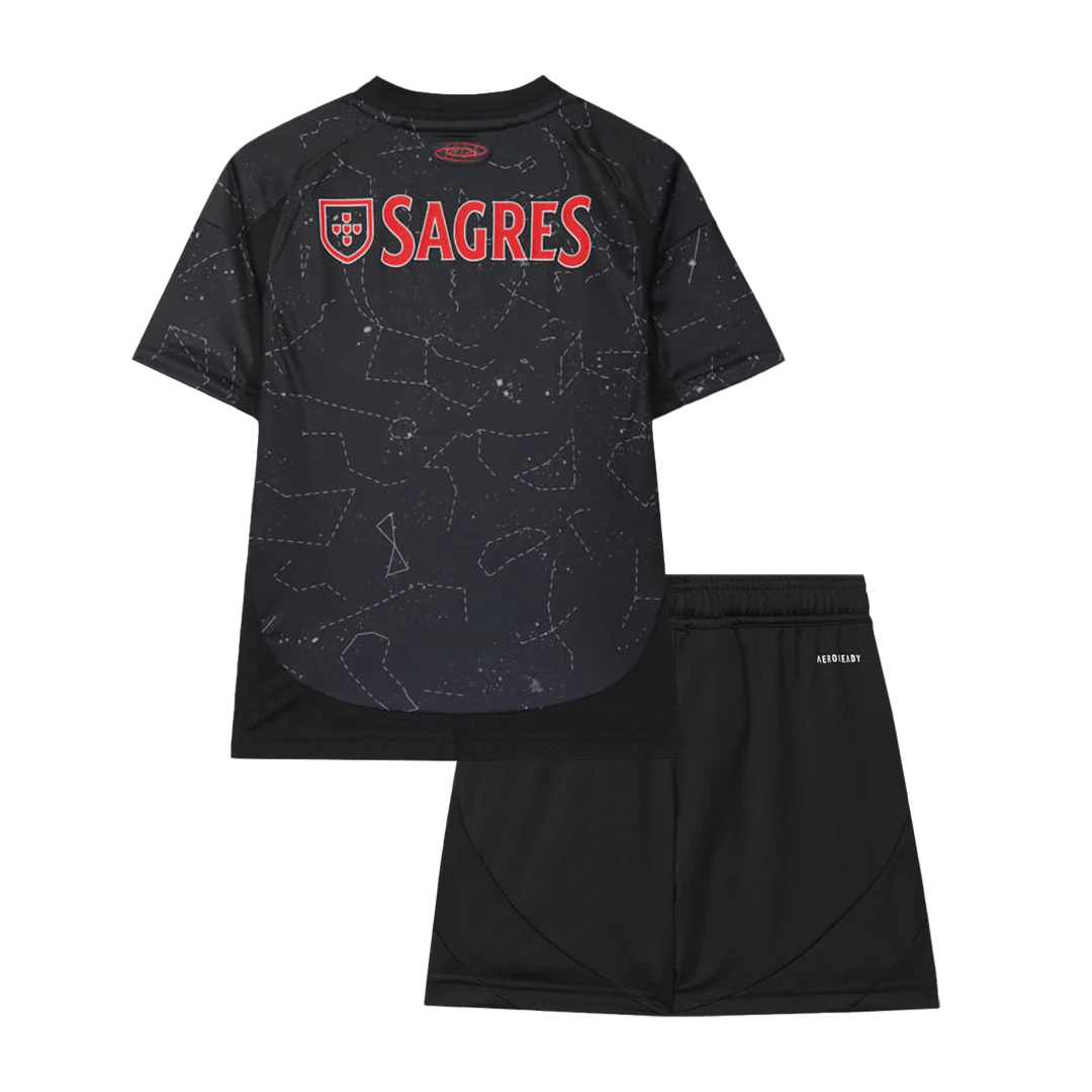 Kid's Benfica Away Soccer Jersey Kit(Jersey+Shorts) 2024/25