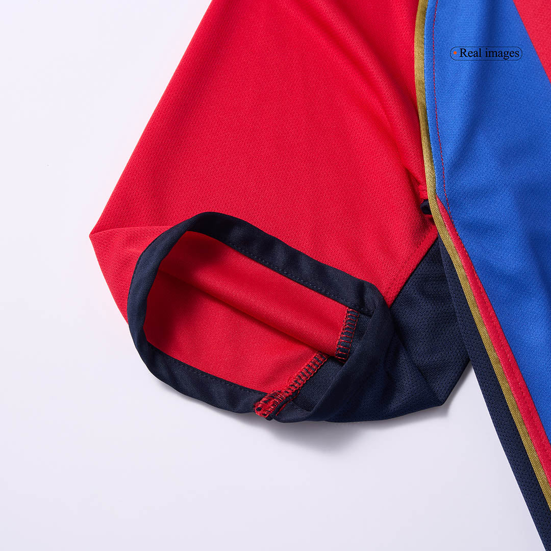 Retro XAVI #6 2001/02 Barcelona Home Soccer Jersey