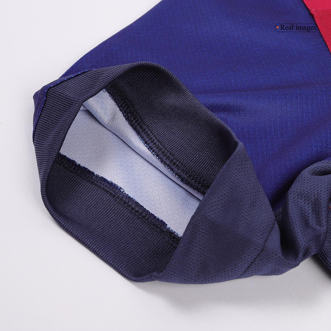 RAPHINHA #11 Barcelona Home Soccer Jersey 2024/25 - Spotify Logo Without Text