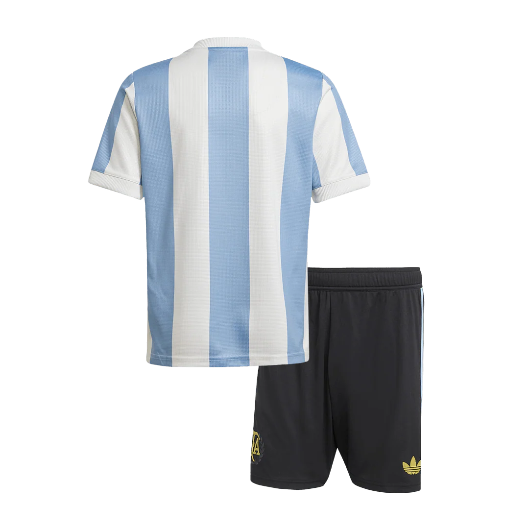 Kid's Argentina Soccer Jersey Kit(Jersey+Shorts) 2024 - 50th Anniversary
