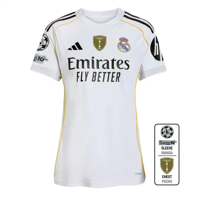 Women's Real Madrid Third Home Soccer Jersey 2025/26