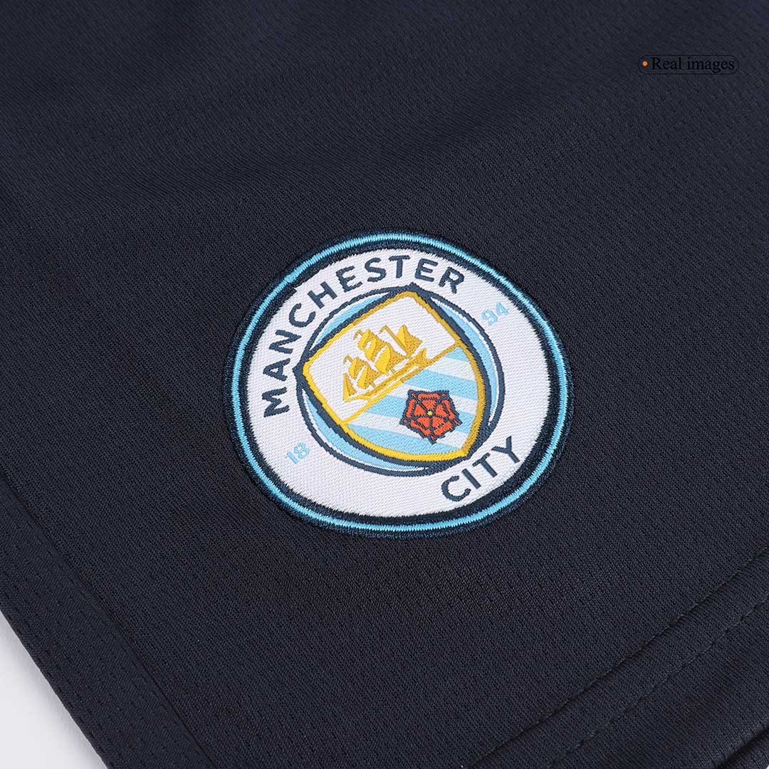 Manchester City Away Soccer Jersey Kit(Jersey+Shorts) 2024/25