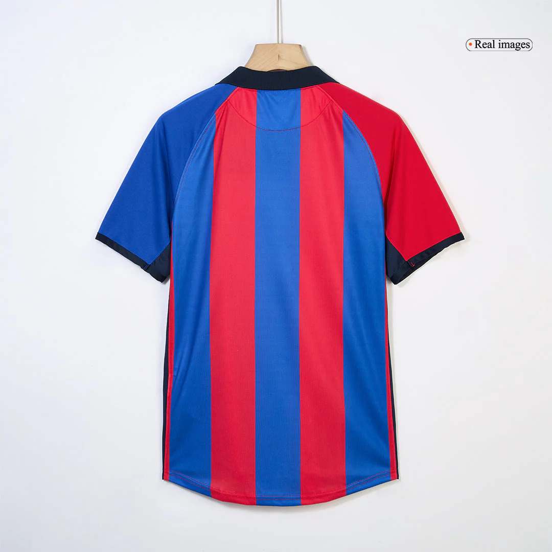 Retro RIVALDO #10 2001/02 Barcelona Home Soccer Jersey