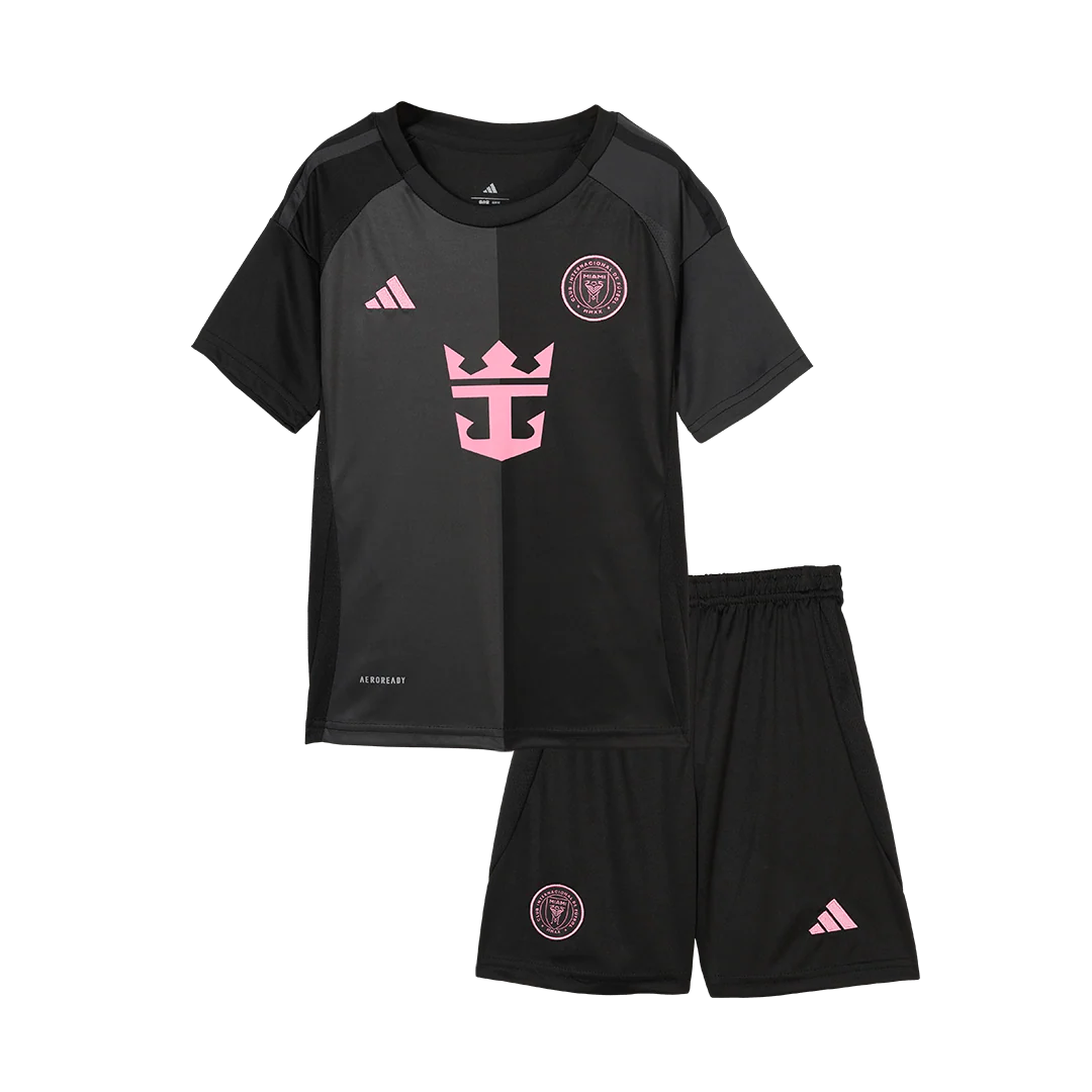 Kid's Inter Miami CF Away Soccer Jersey Kit(Jersey+Shorts) 2025