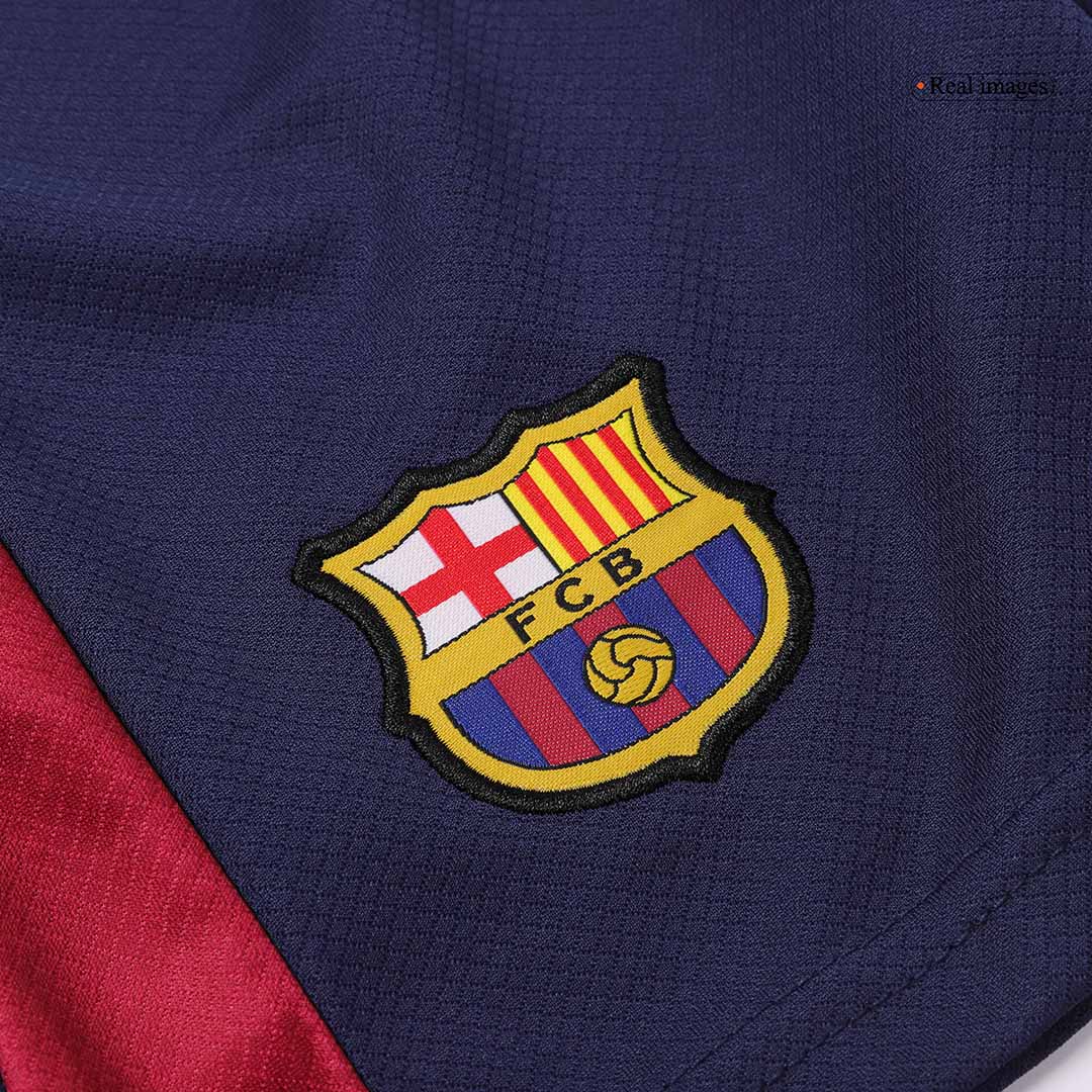 Kid's Barcelona Home Soccer Jersey Kit(Jersey+Shorts) 2024/25-Spotify Logo Without Text
