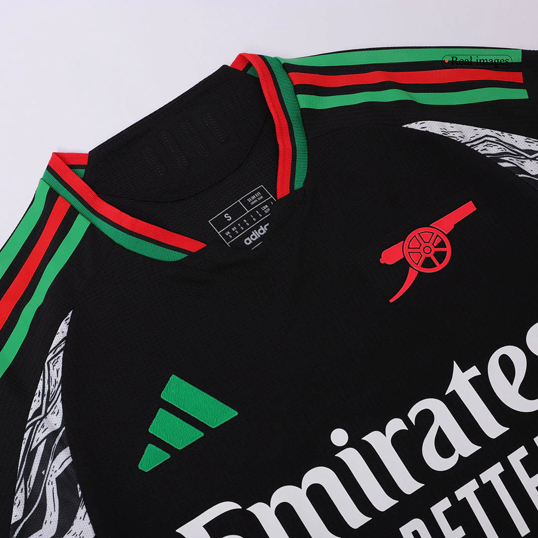 Player Version SAKA #7 Arsenal Away Soccer Jersey 2024/25