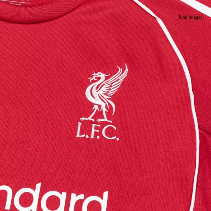 Liverpool Home Long Sleeve Soccer Jersey 2025/26