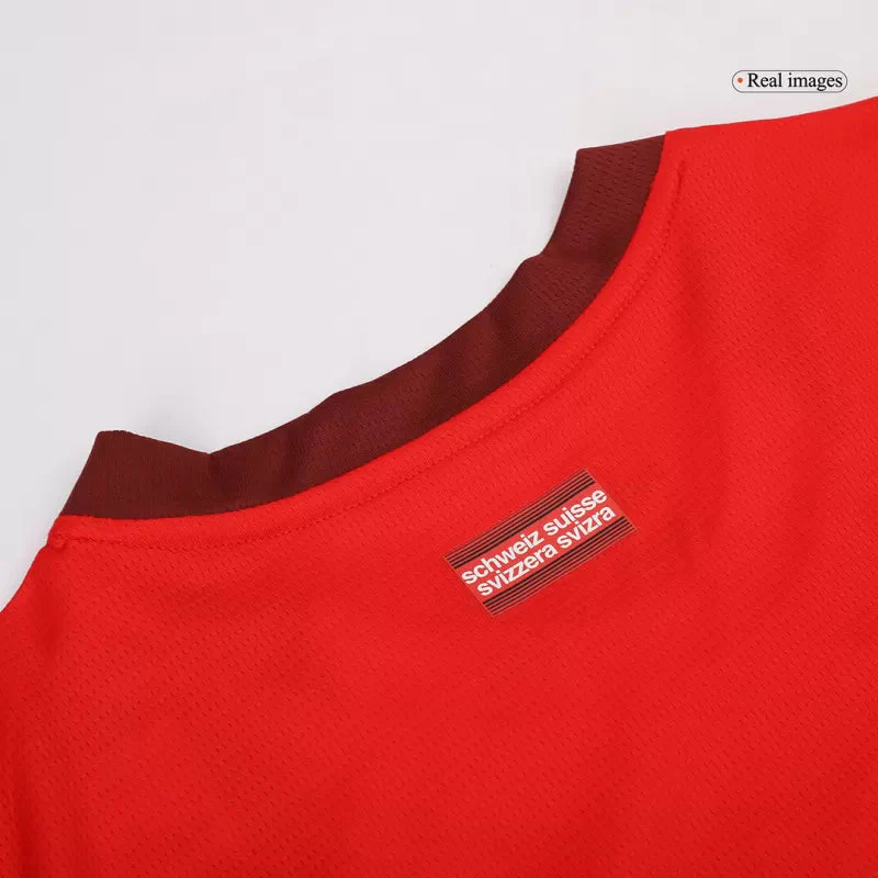 Switzerland Home Soccer Jersey Euro 2024