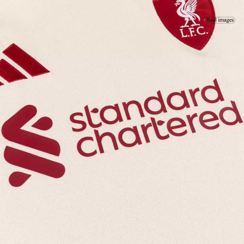 Liverpool Away Long Sleeve Soccer Jersey 2025/26