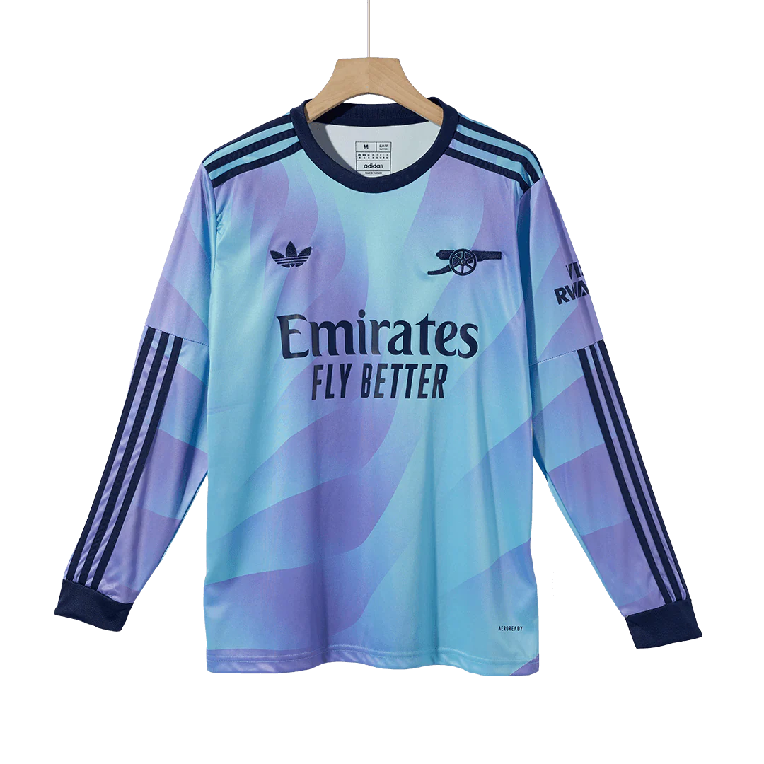 Arsenal Third Away Long Sleeve Soccer Jersey 2024/25