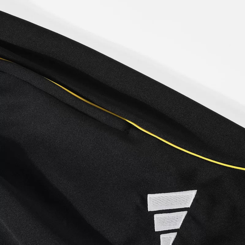 Real Madrid 1/4 Zip Tracksuit Kit (Jacket+Pants) 2025/26 - Black