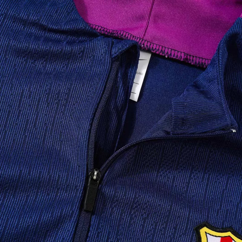 Barcelona 1/4 Zip Training Kit (Jacket + Pants) 2025/26 - Navy