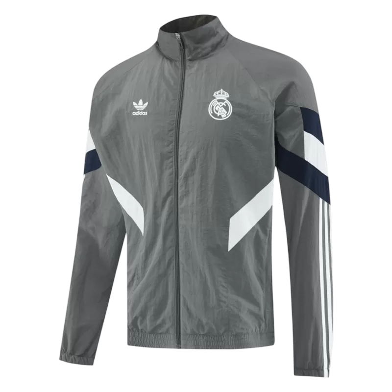 Real Madrid Windbreaker Jacket 2025/26 - Gray