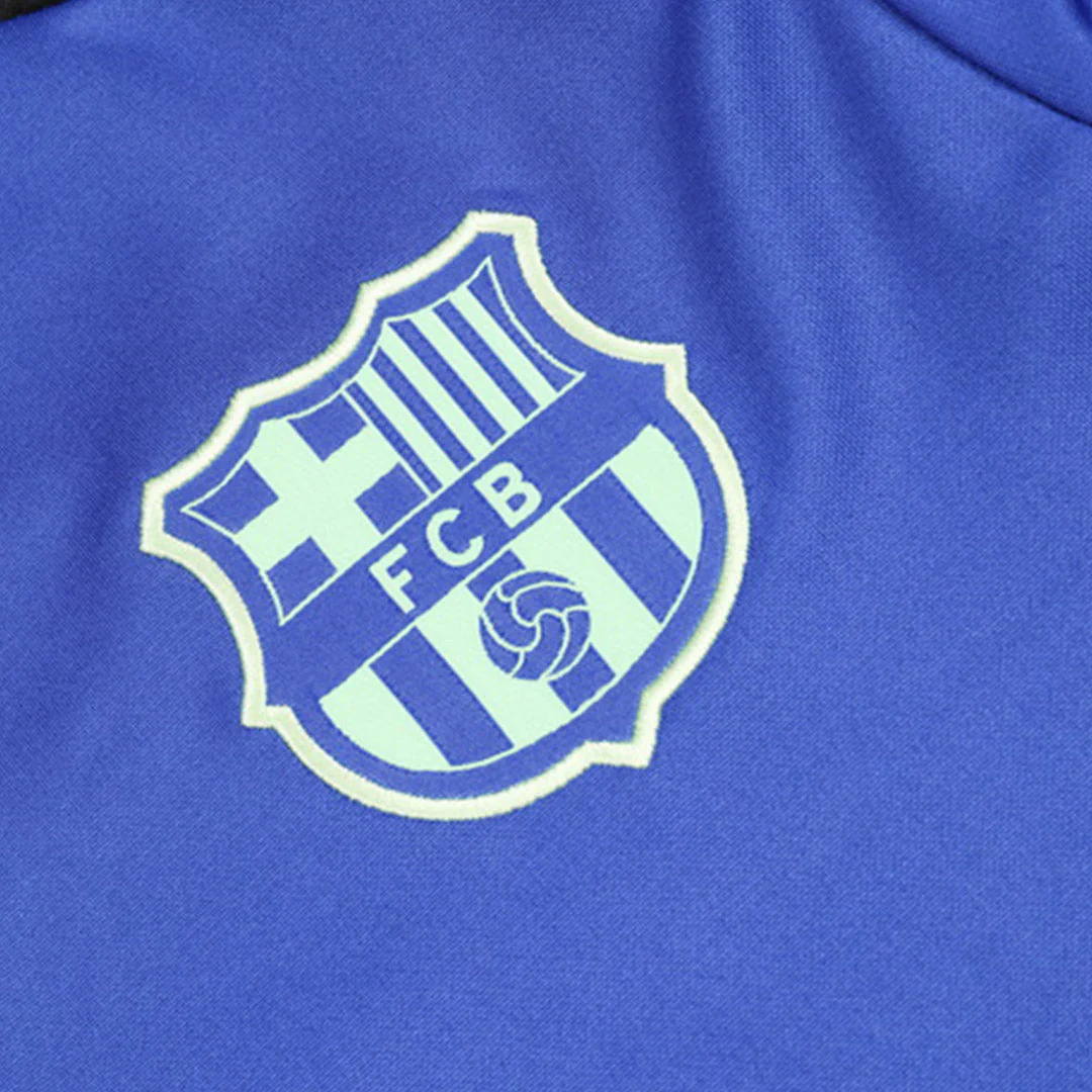 Barcelona Zipper Sweatshirt Kit(Top+Pants) 2024/25