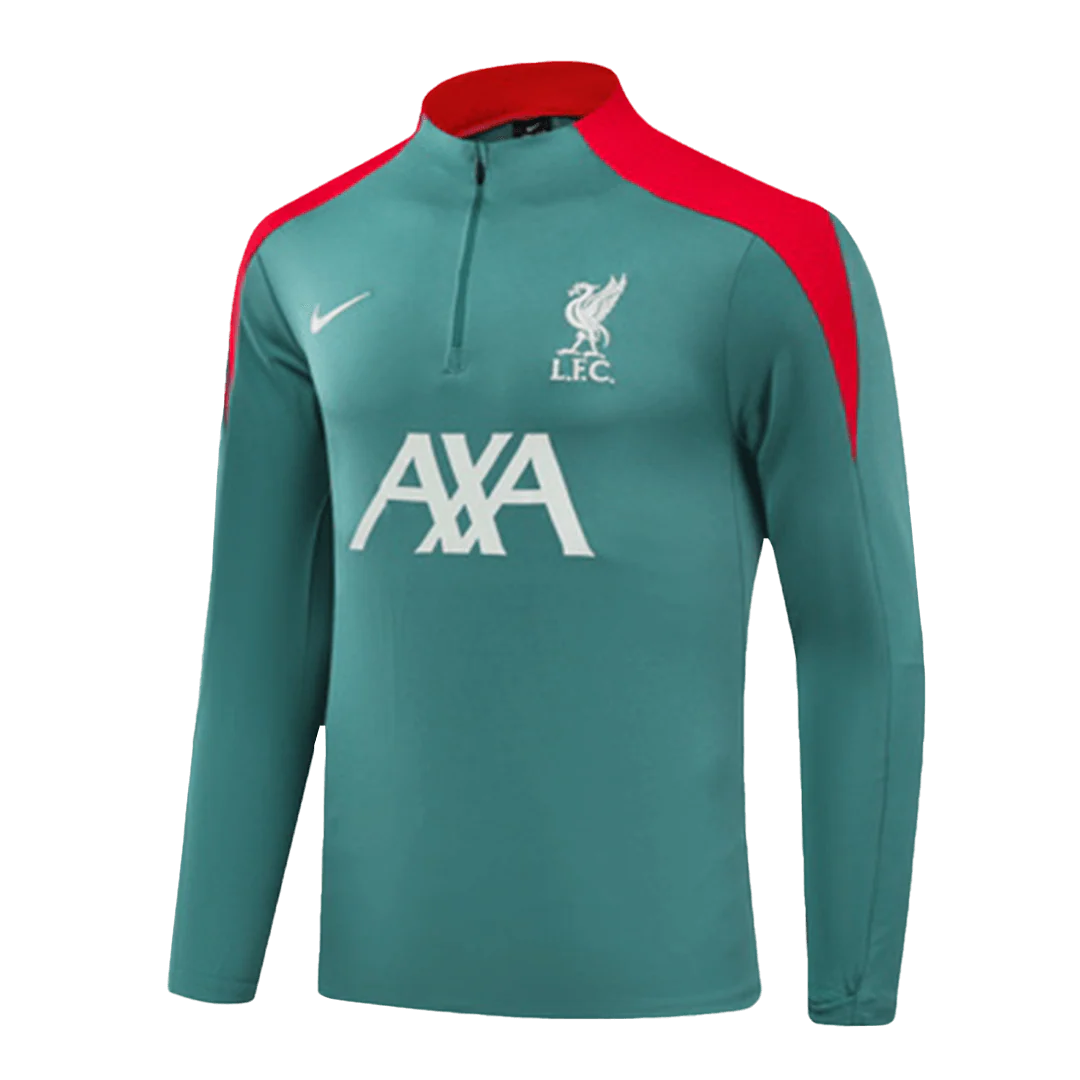 Kid's Liverpool Zipper Sweatshirt Kit(Top+Pants) 2024/25