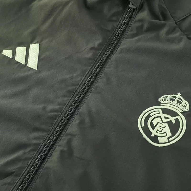Real Madrid Windbreaker Jacket 2025/26 - Dark Green