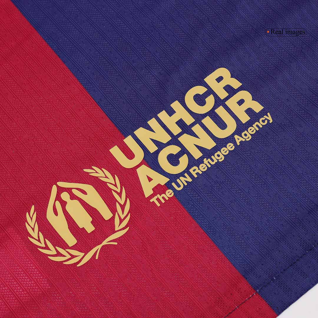 Player Version Barcelona Home Soccer Jersey 2024/25 - 125th Anniversary