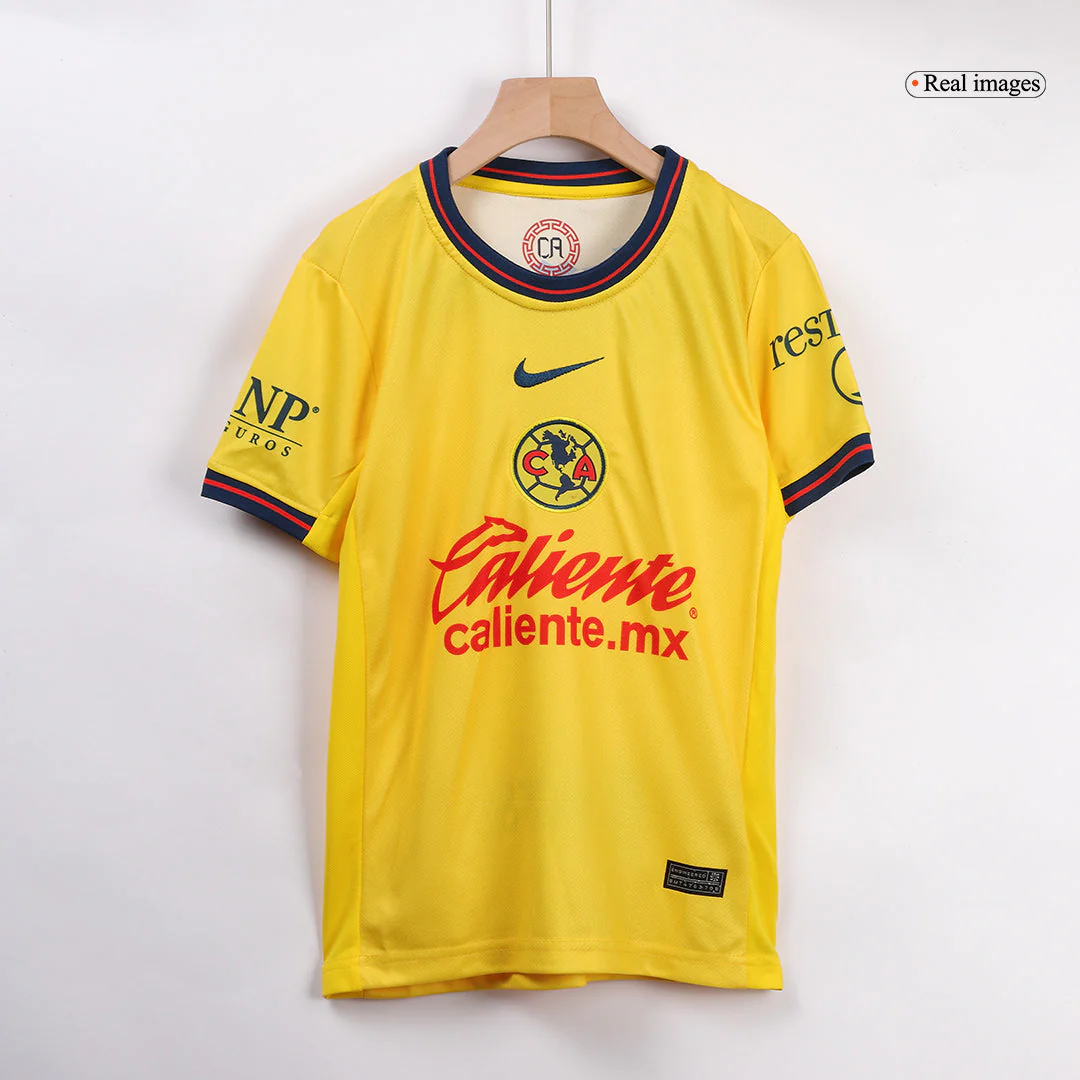 Kid's Club America Home Soccer Jersey Kit(Jersey+Shorts) 2024/25