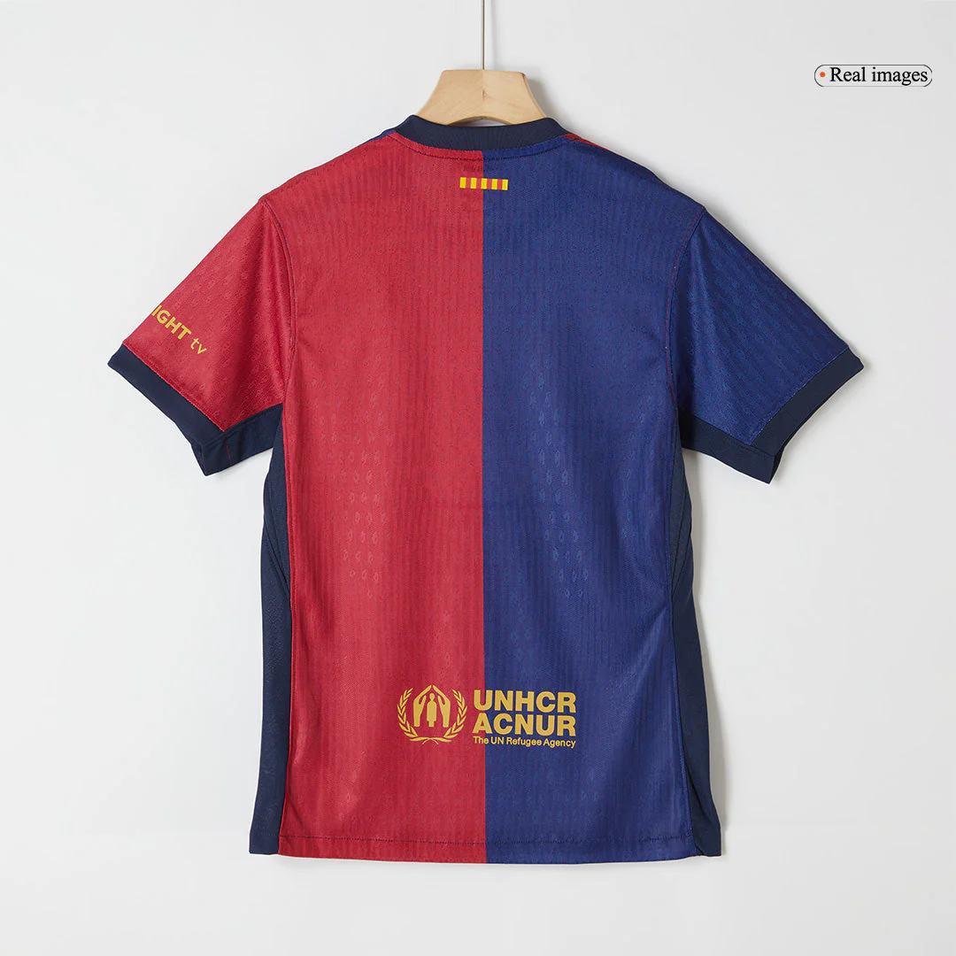 Player Version Barcelona Home Soccer Jersey 2024/25 - COLDPLAY