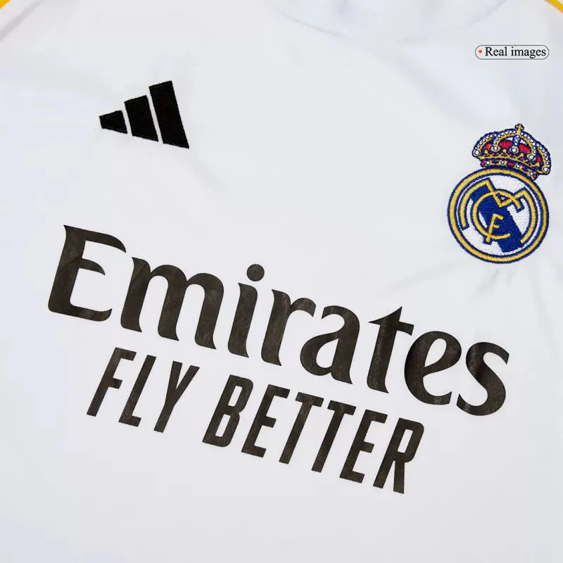 Real Madrid Home Long Sleeve Soccer Jersey 2025/26