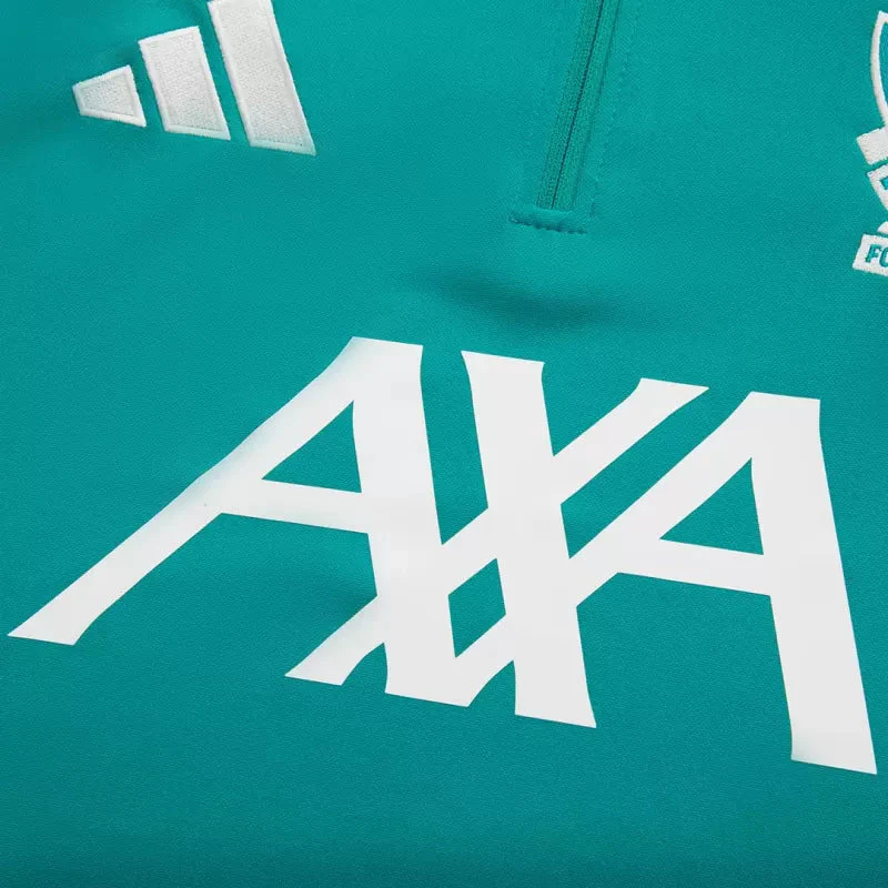 Liverpool 1/4 Zip Training Jacket Kit (Jacket+Pants) 2025/26 - Green