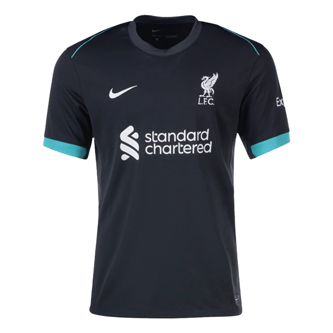 LUIS DíAZ  #7 Liverpool Away Soccer Jersey 2024/25 - UCL