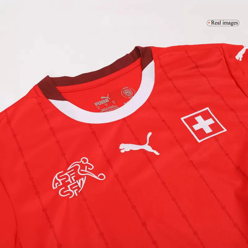 Switzerland Home Soccer Jersey Euro 2024