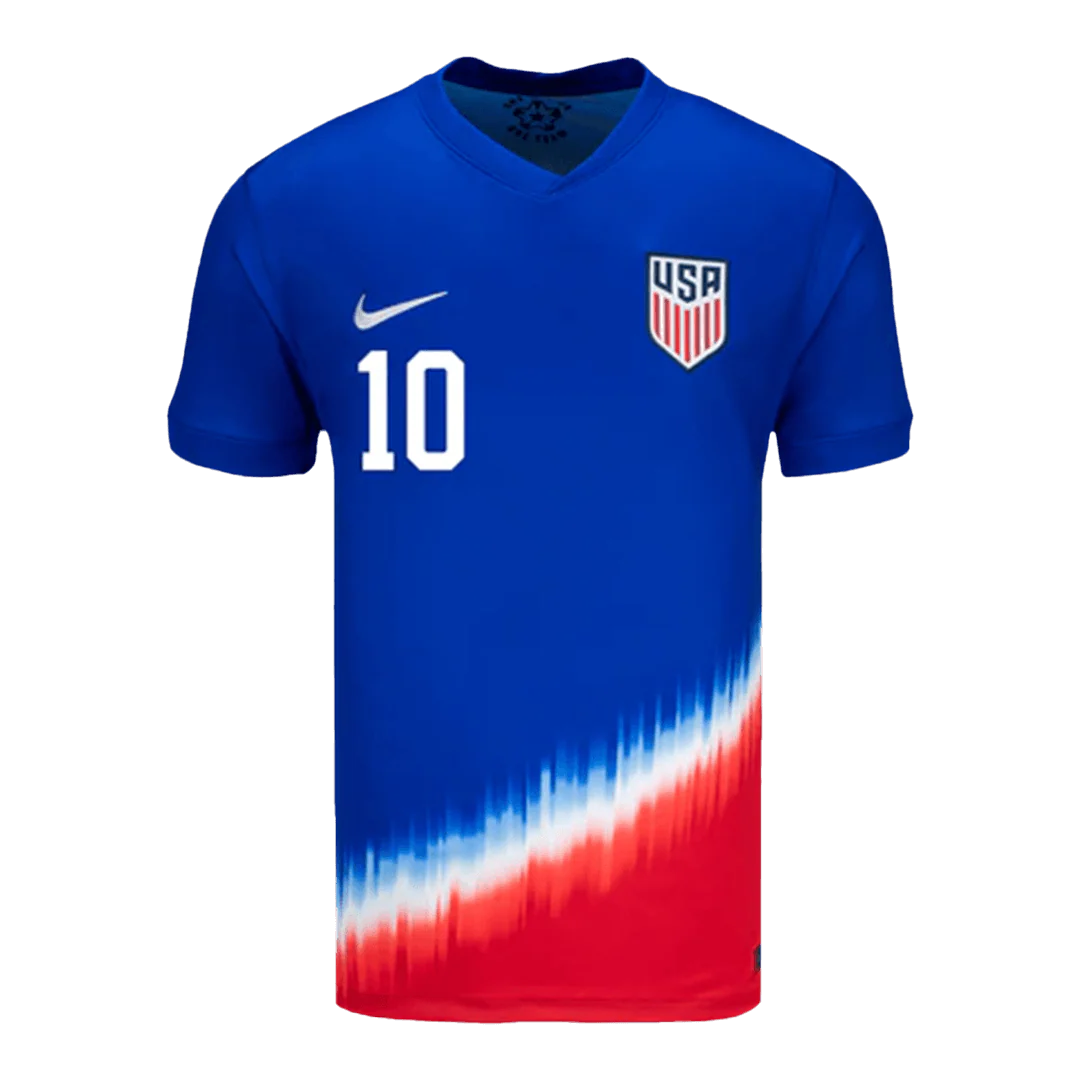 [Super Quality] Men's USA PULISIC #10 Away Soccer Jersey Copa América 2024