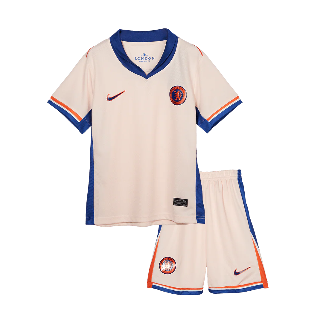 Kid's Chelsea Away Soccer Jersey Kit(Jersey+Shorts) 2024/25