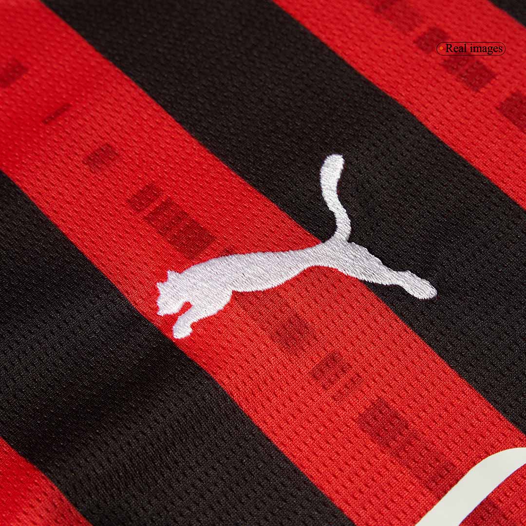 AC Milan Home Long Sleeve Soccer Jersey 2024/25