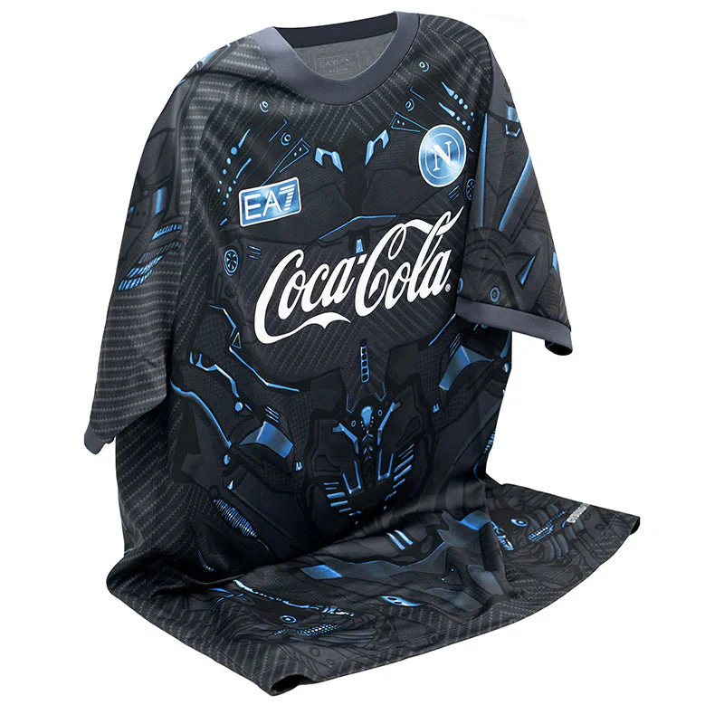 SSC Napoli Ebony Training Soccer Jersey 2025/26