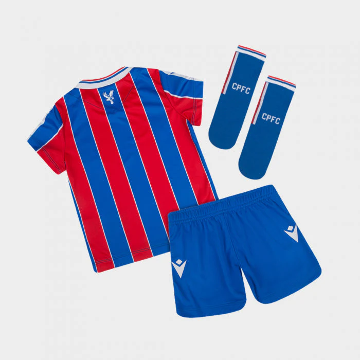 Kid's Crystal Palace Home Soccer Jersey Kit (Jersey+Shorts+Sock) 2025/26