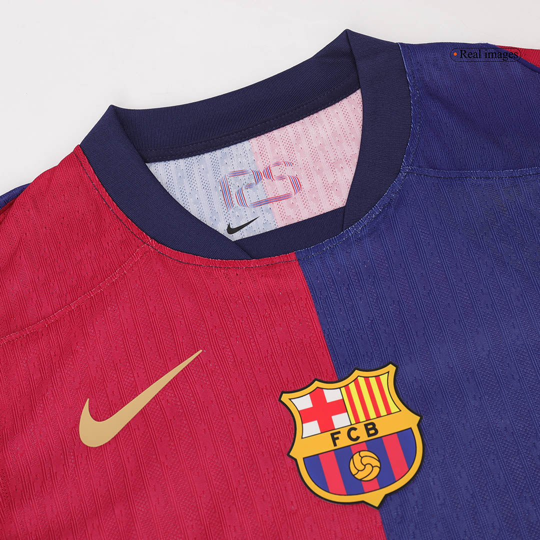 Player Version RAPHINHA #11 Barcelona Home Soccer Jersey 2024/25