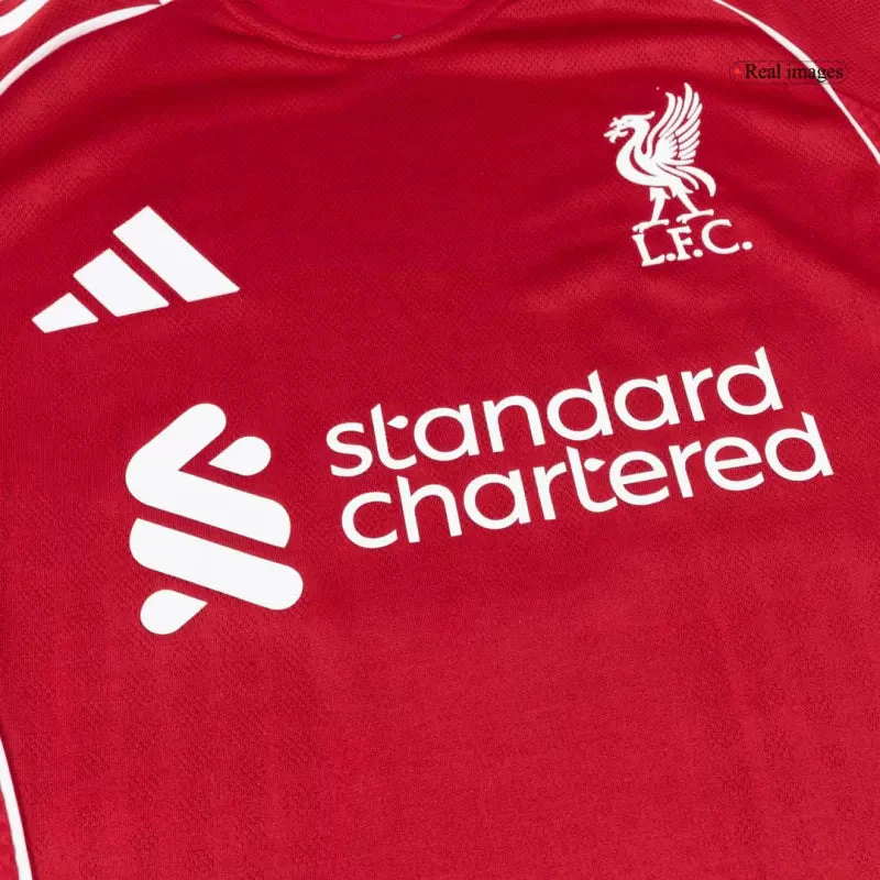 Player Version Liverpool Home Soccer Jersey 2025/26 - Slim Fit
