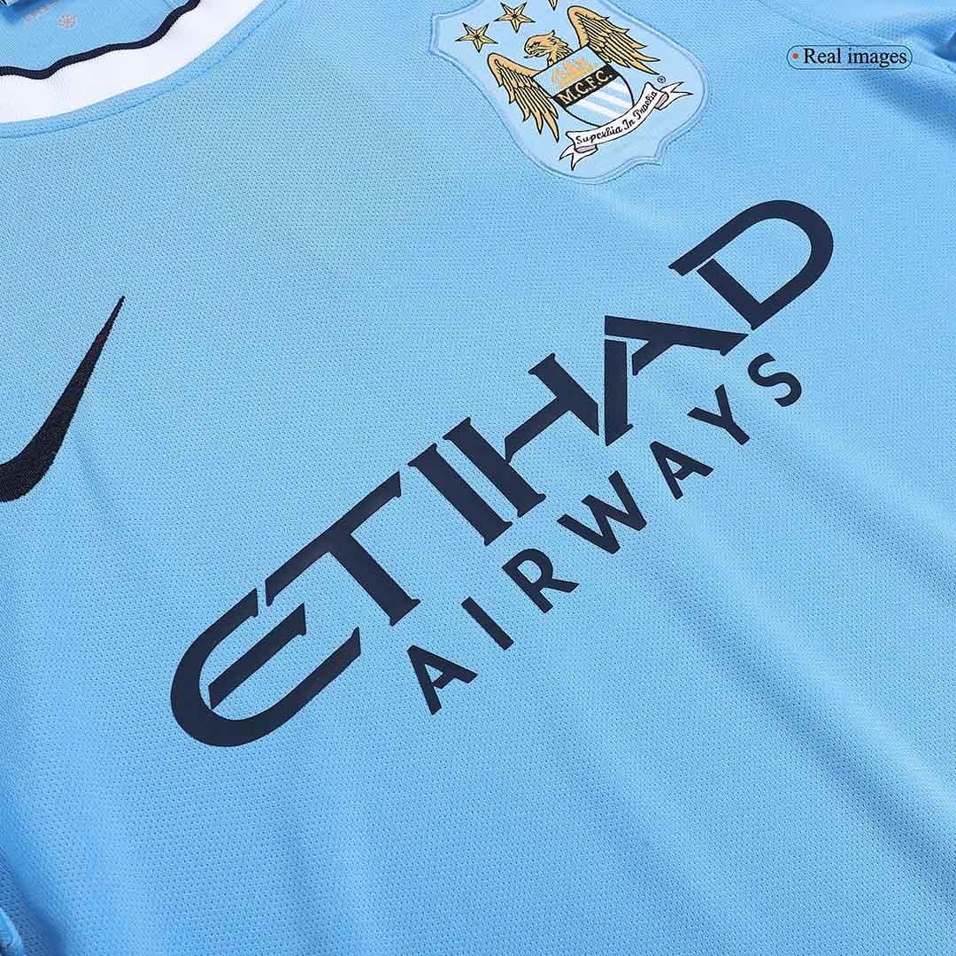 Retro 2013/14 Manchester City Home Soccer Jersey