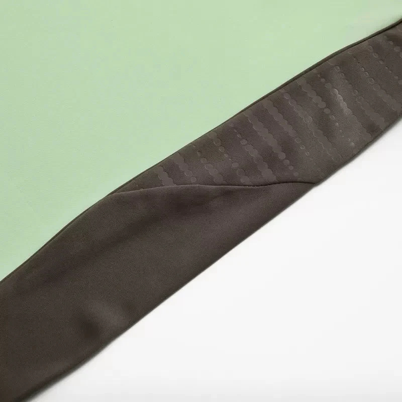 Kid's Real Madrid 1/4 Zip Training Kit (Jacket+Pants) 2025/26 - Green