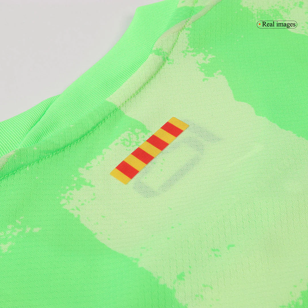 F.DE JONG #21 Barcelona Third Away Soccer Jersey 2024/25 - UCL Spotify Logo Without Text