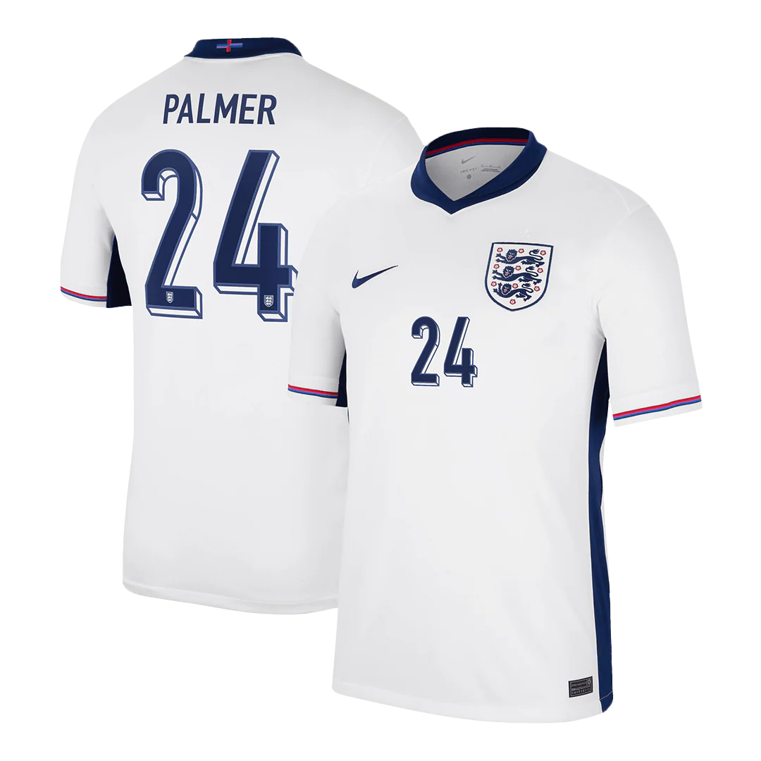 PALMER #24 England Home Soccer Jersey Euro 2024