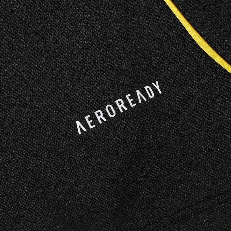 Real Madrid 1/4 Zip Tracksuit Kit (Jacket+Pants) 2025/26 - Black