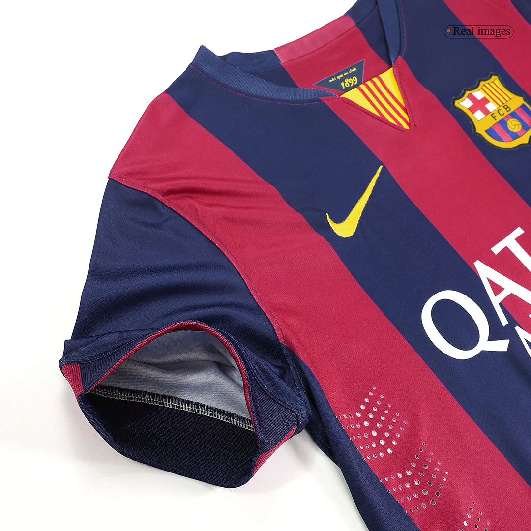 Retro NEYMAR JR #11 2014/15 Barcelona Home Soccer Jersey