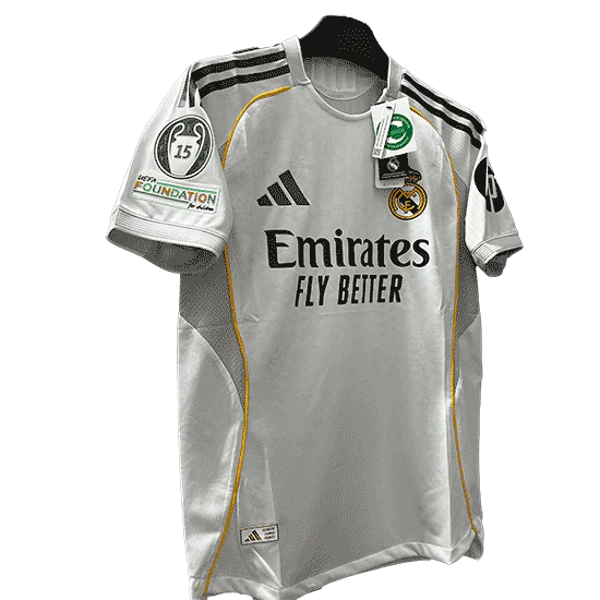 Player Version Real Madrid 2025/26 Home Soccer Jersey-Pre-Order Now (Ships After Official Release)