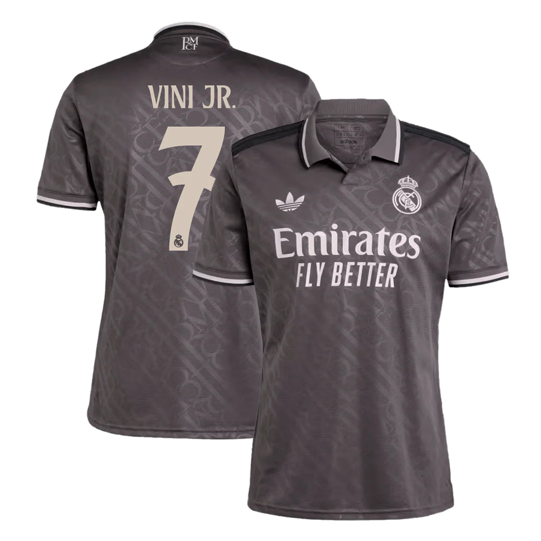 VINI JR. #7 Real Madrid Third Away Soccer Jersey 2024/25