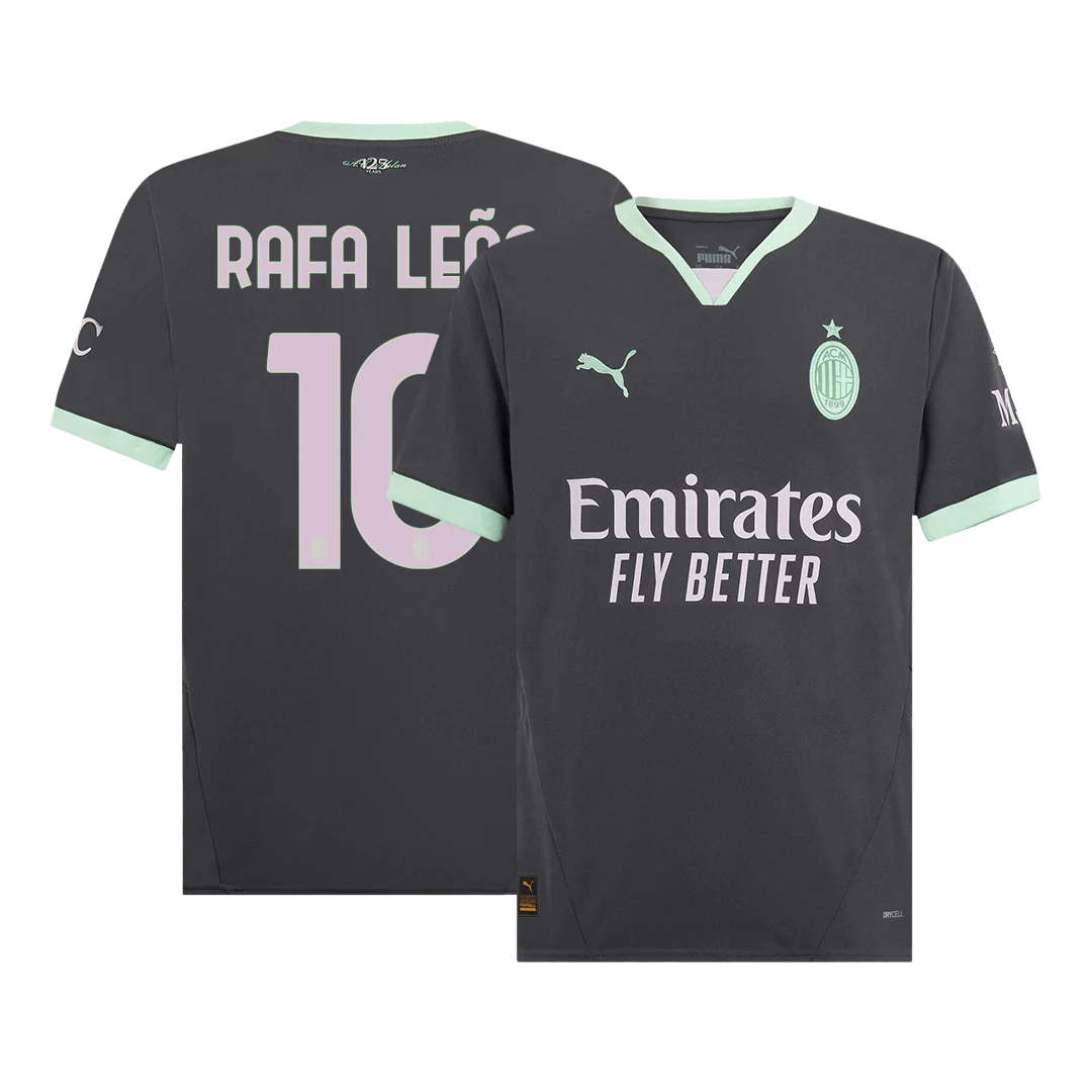 Rafael Leão #10 AC Milan Third Away Soccer Jersey 2024/25