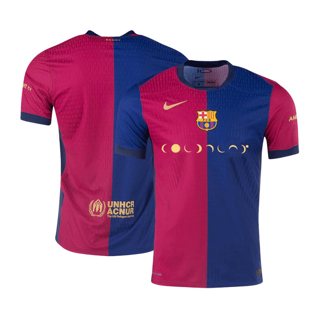 Player Version Barcelona Home Soccer Jersey 2024/25 - COLDPLAY
