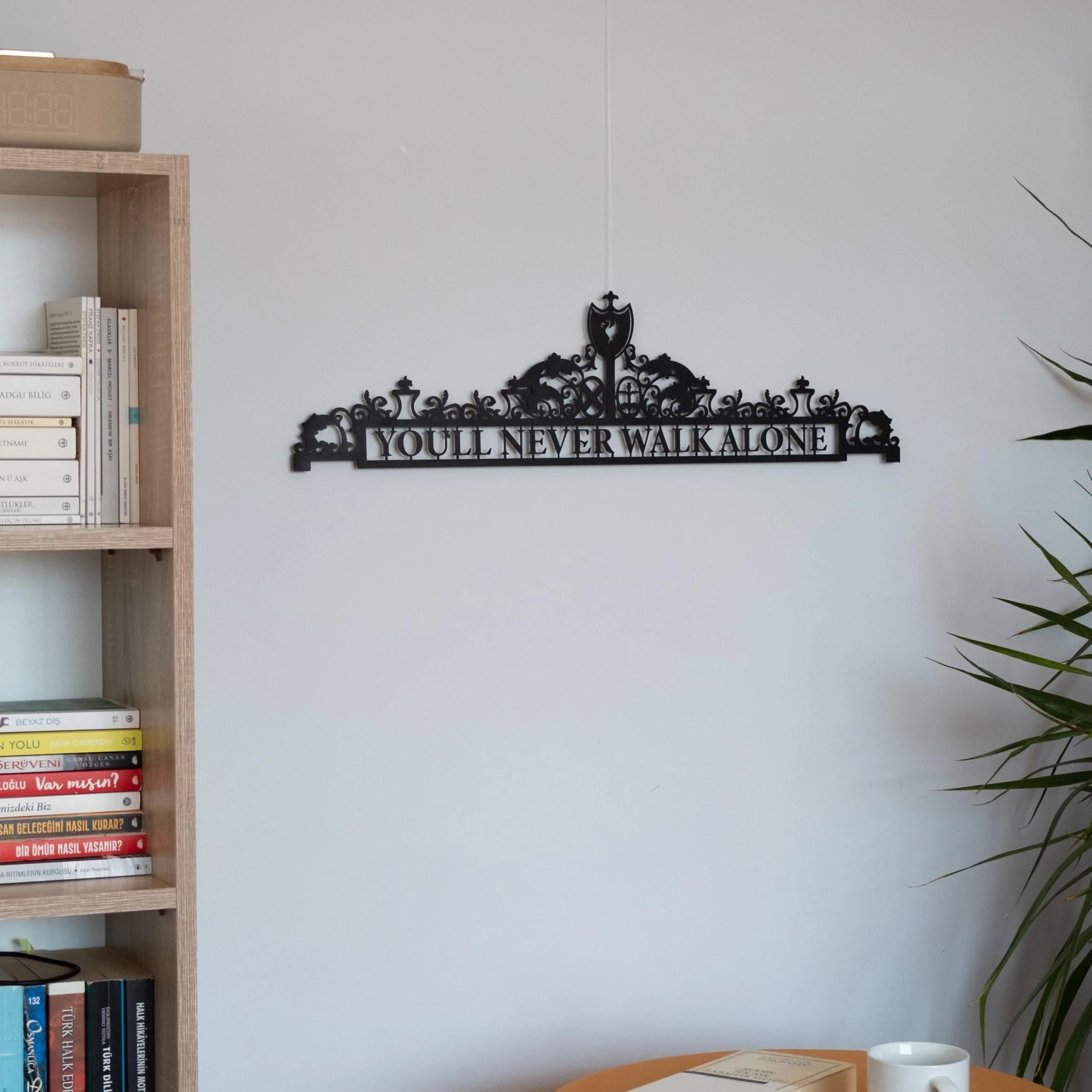 Liverpool FC Metal Wall Art – “You’ll Never Walk Alone” Premium Football Fan Decor