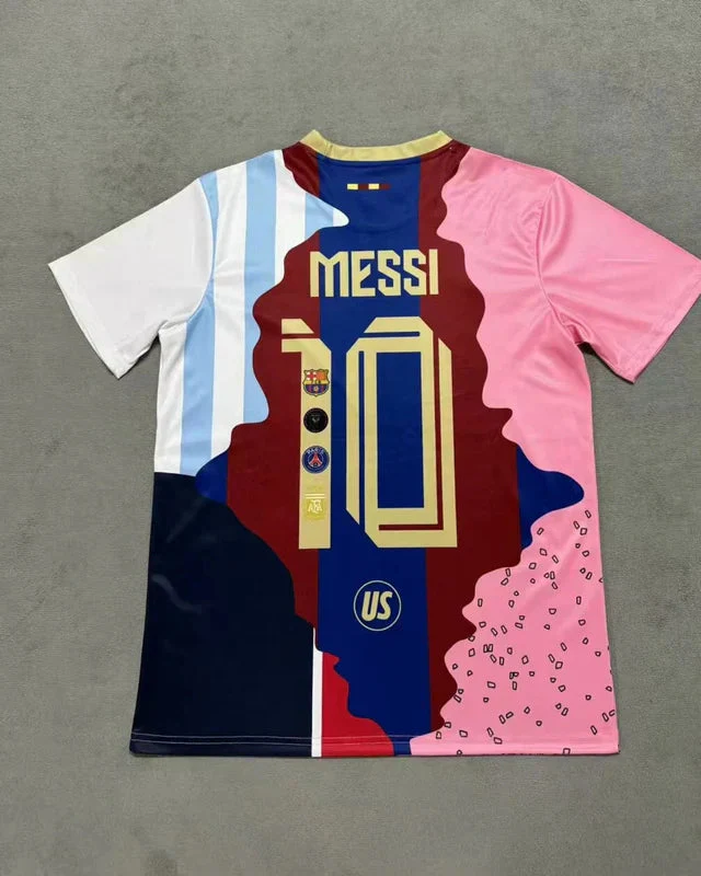 MESSI #10 All Team Tribute Jersey – Limited Edition Fan Shirt ( Barcelona, Paris Saint-Germain (PSG), Inter Miami, and the Argentina National Team.) 2025/26
