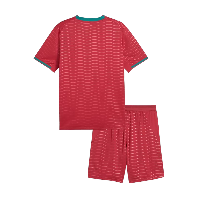 Kid's Portugal Home Soccer Jerseys Kit 2026